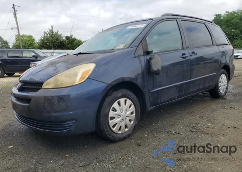 2005 Toyota Sienna Ce z USA, uszkodzony, nr VIN 5TDZA23CX5S340797